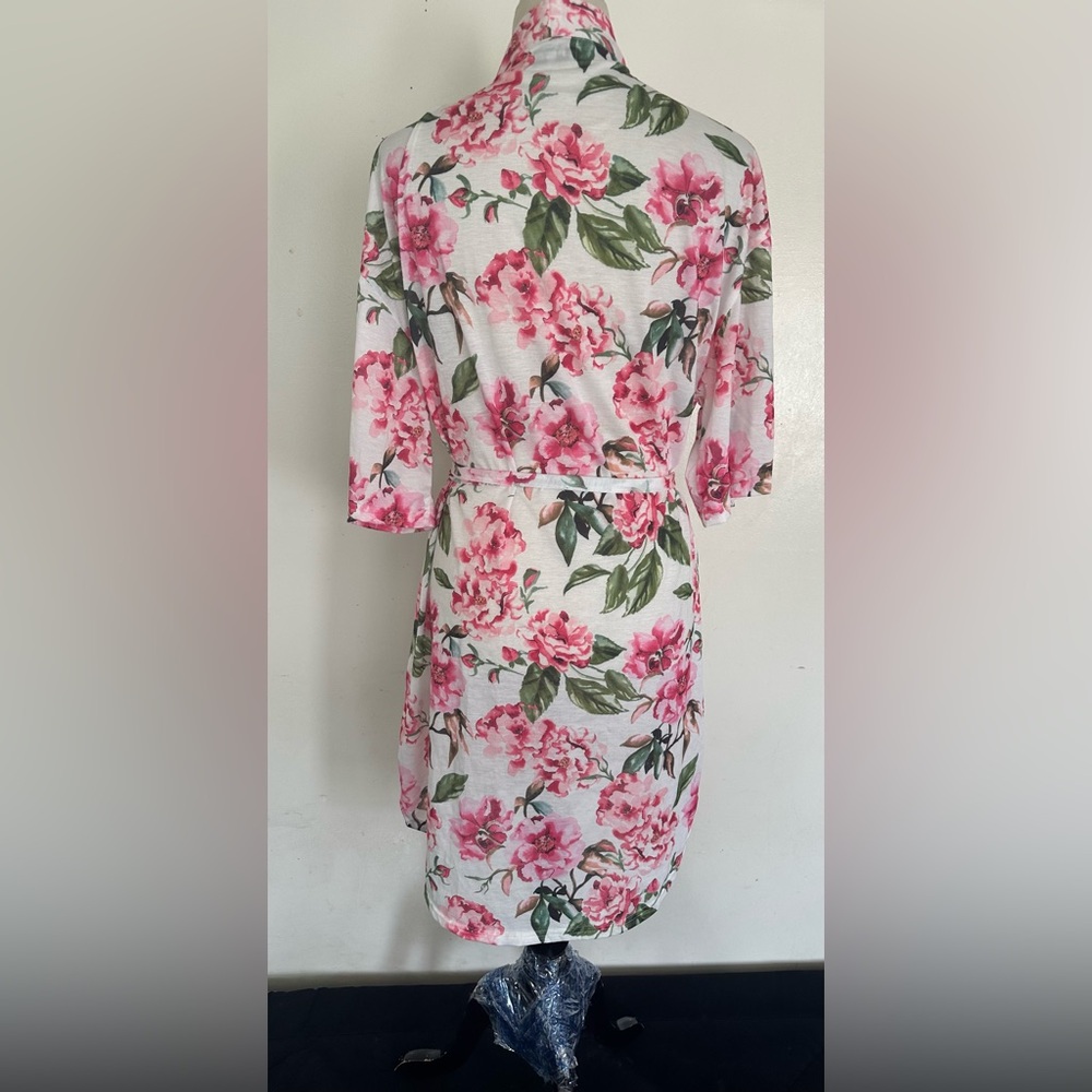 Show Me Your Mumu Brie Robe Garden of Blooms lightweight feminine robe size 0/S - Picture 5 of 10